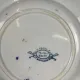 Set of 6 deep plates in ironstone "Flora" – Creil et Montereau, 19th century, blue