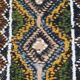 Tapis coloré noué à la main avec motif – 108x50 cm