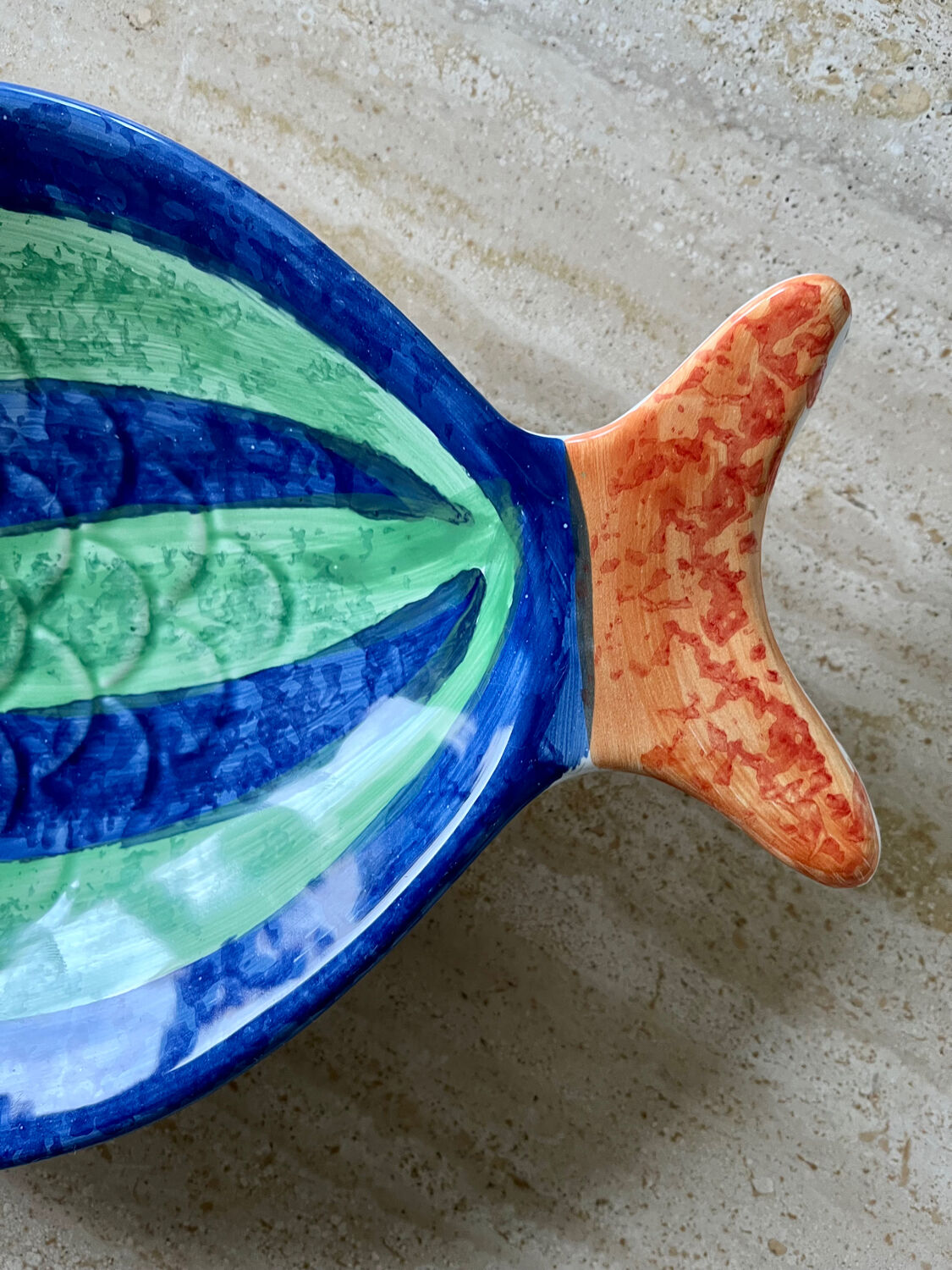 Italian ceramic fish dish