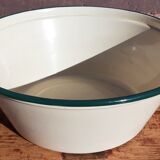 Enamelled sheet metal basin