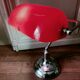 Vintage banker’s lamp, notary