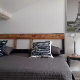 Contemporary bedside carbon color