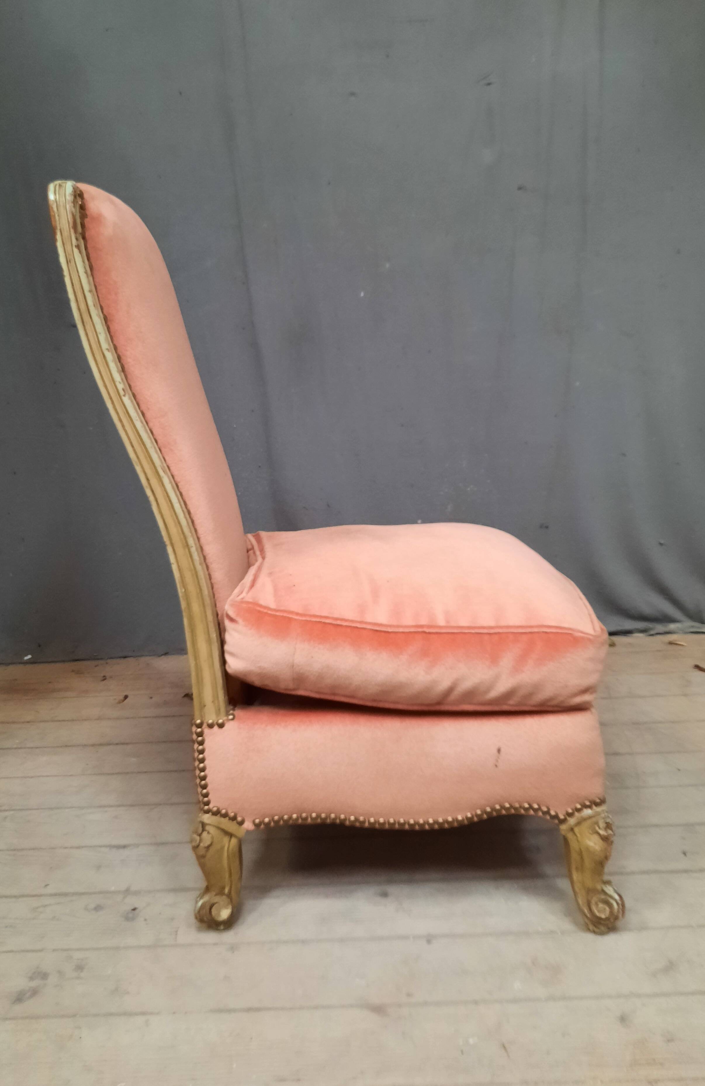 Louis XV style low chair