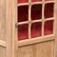 Armoire bonnetière parisienne vintage bois brut
