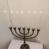 Hebreu worship candlestick menorah hanukkia 7 branches