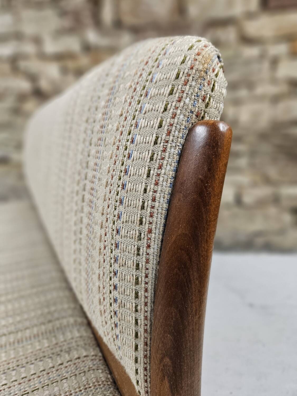 Vintage 1970s design storage bench