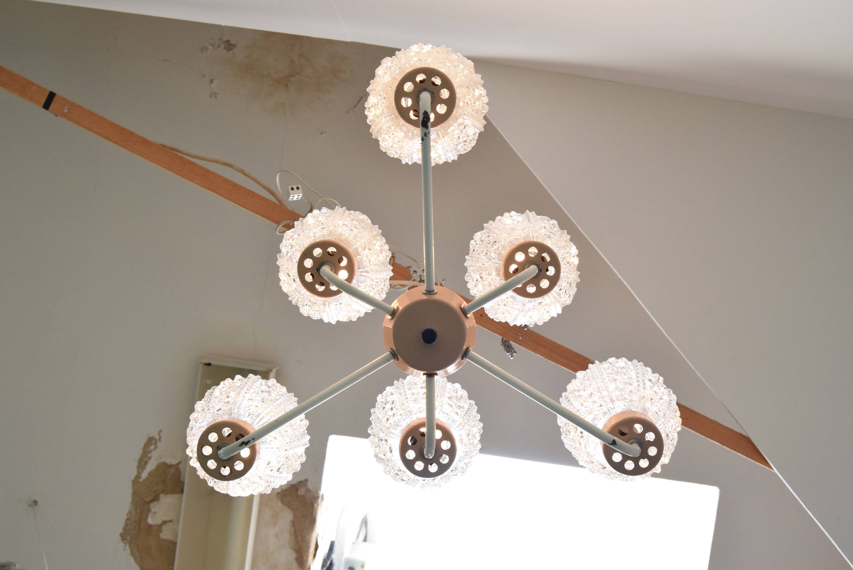 Mid-century Chandelier by Jilové u Děčína, 1970's.