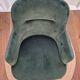 Fauteuil design italien torre 1961 – modèle da vinci 02 – velours vert