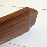 Rectangular serving tray in solid teak