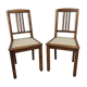 Paire de chaises Art déco