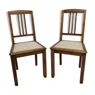 Paire de chaises Art déco