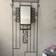 Wrought iron coat rack