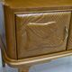 Paire de tables de chevet italiennes en frêne, style Mid-Century Modern, années 1950