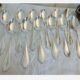 Alfenide Christofle 12 table covers 24p silver metal Model Pompadour
