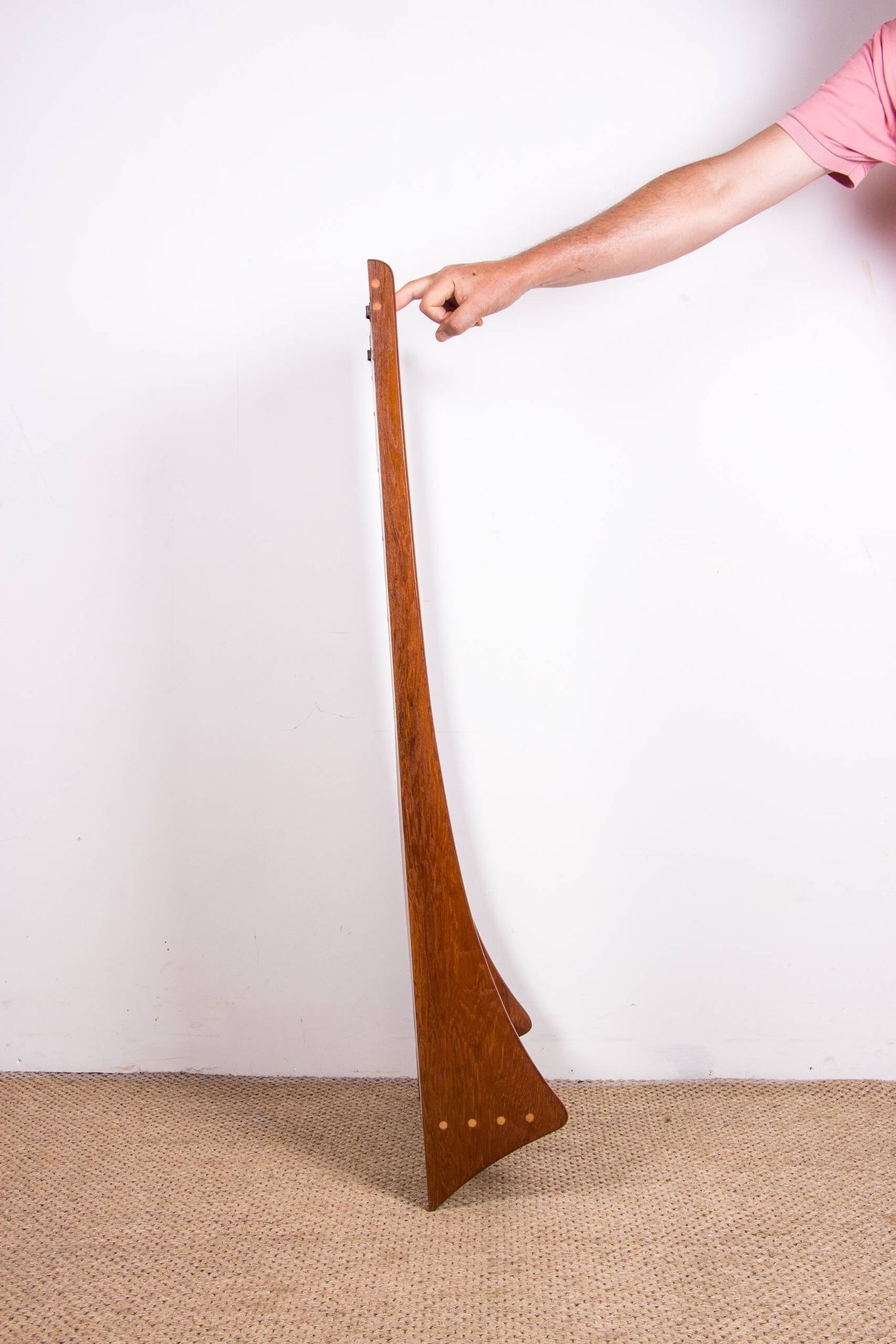 Large wall mirror in Danish teak by Pedersen and Hansen 1960.