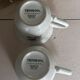 Ensemble de deux tasses fleuries Tienshan stoneware