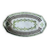 Openwork earthenware basket