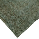 Tapis de laine bleue des années 1970 246 cm x 349 cm