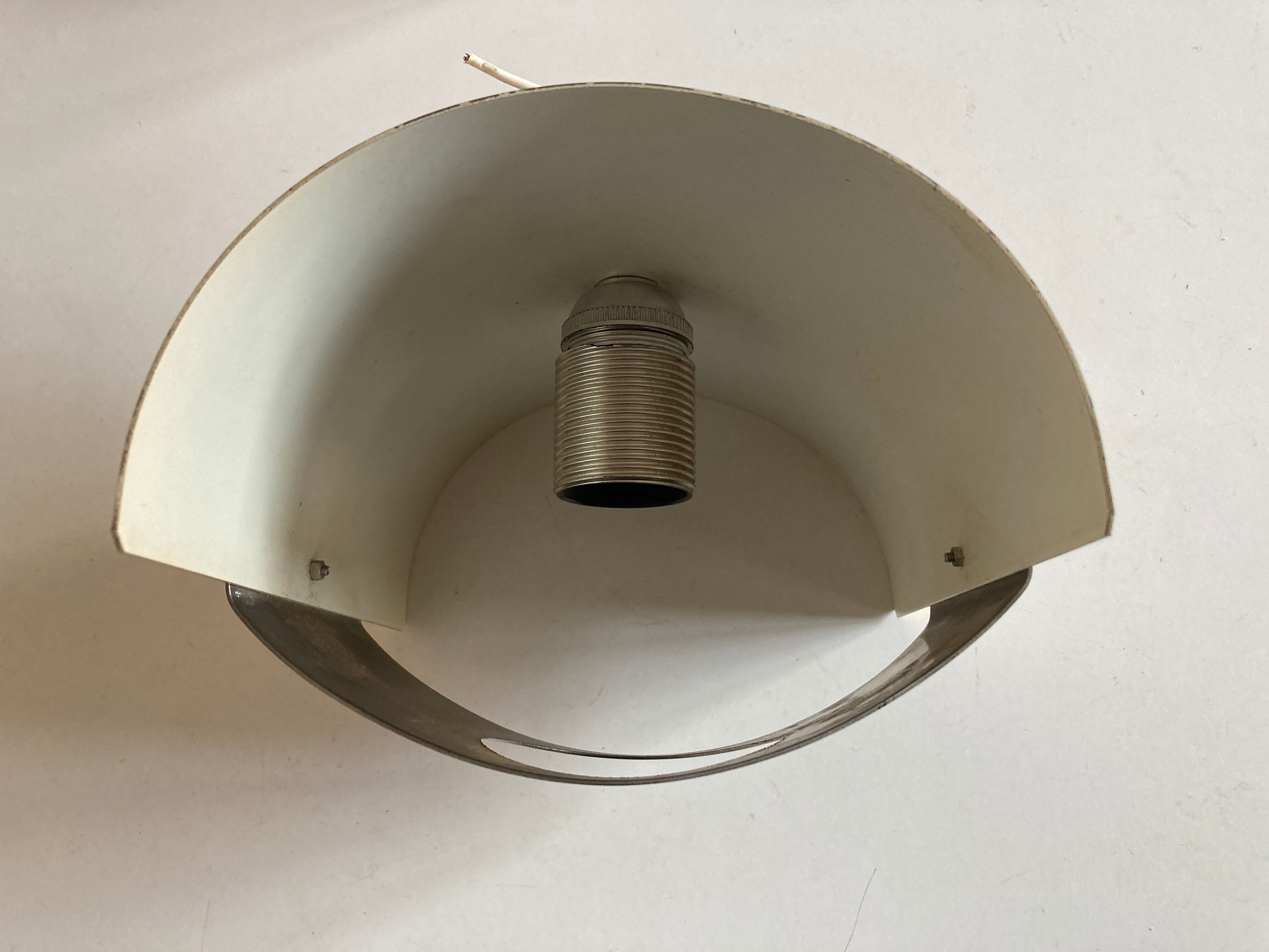 Space Age applied in brushed stainless steel and lay sheet XL 1970 Formentera