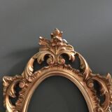 Golden baroque frame