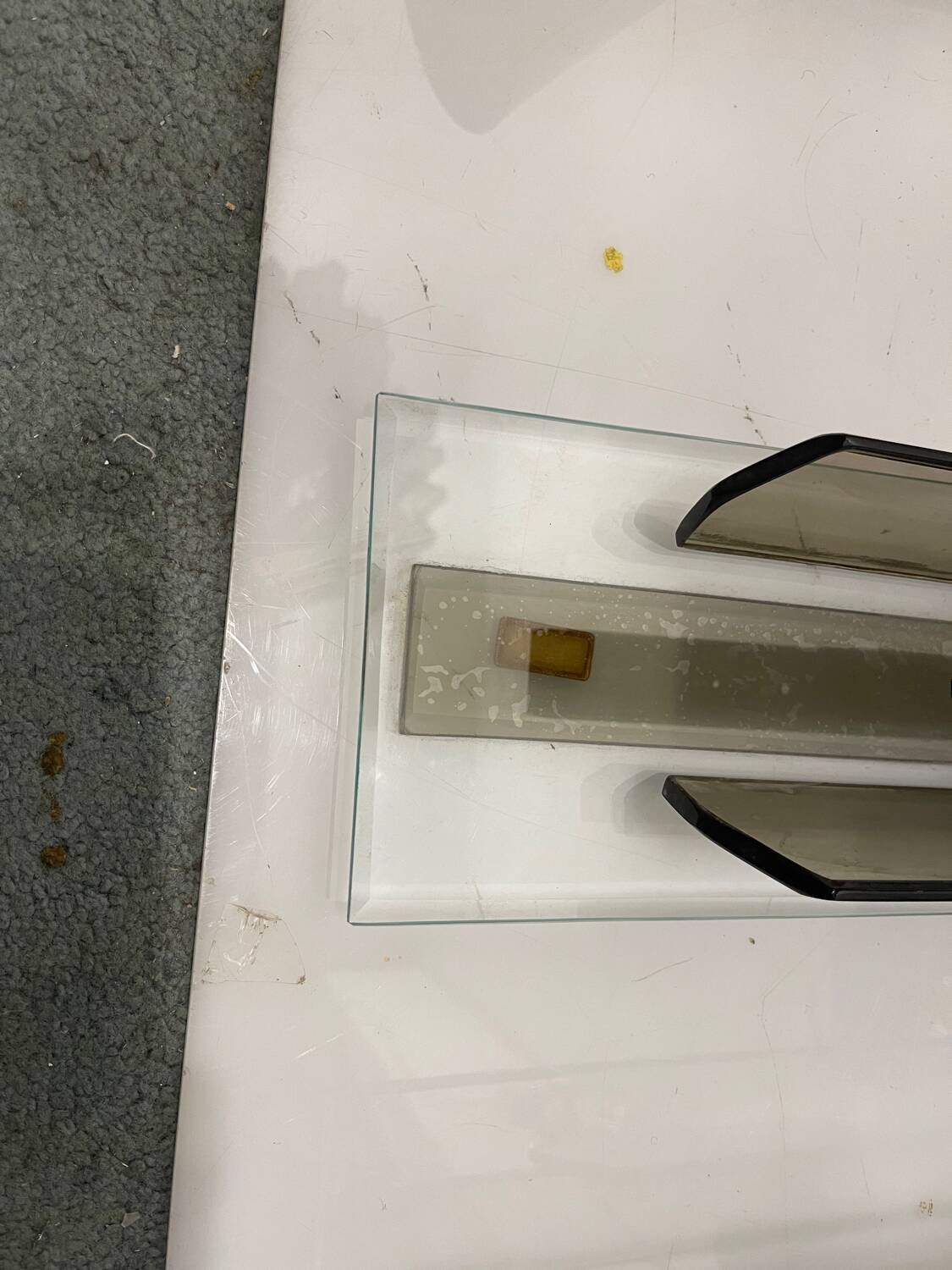 Glass Wall Sconces Set of 3 by Arte, Italy, 1970s