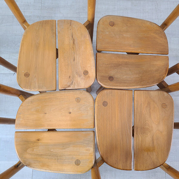 6 chairs coffee vintage 60s
