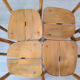 6 chairs coffee vintage 60s