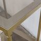 Gilded brass side table