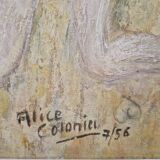 Tableau d'Alice Colonieu, 1956