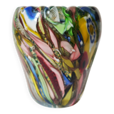 Millefiori vase Murano 1960