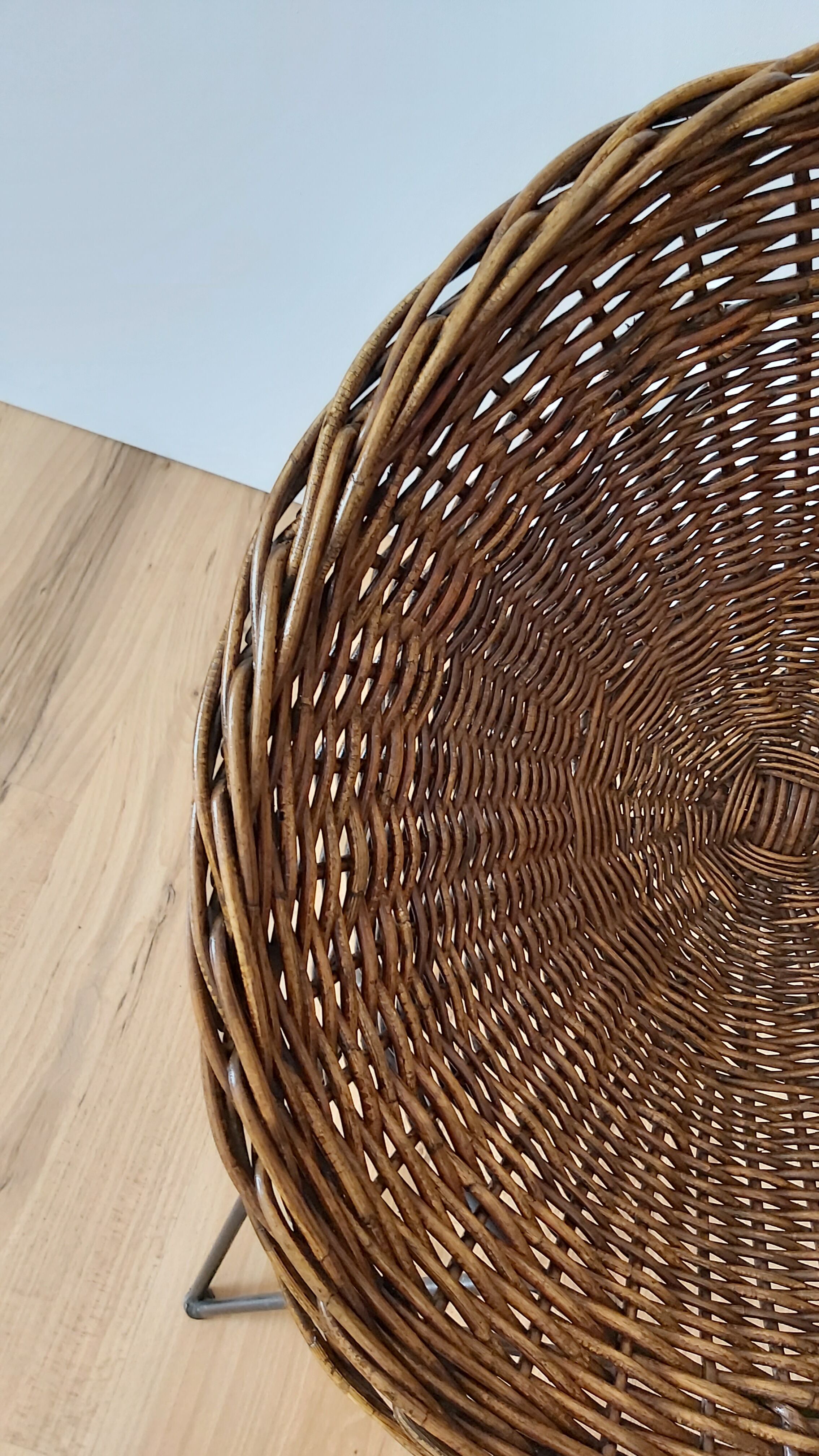 Wicker armchair, Germany, 1970s