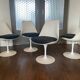 115 Tulip dining chairs by Eero Saarinen for Knoll Inc. / Knoll International