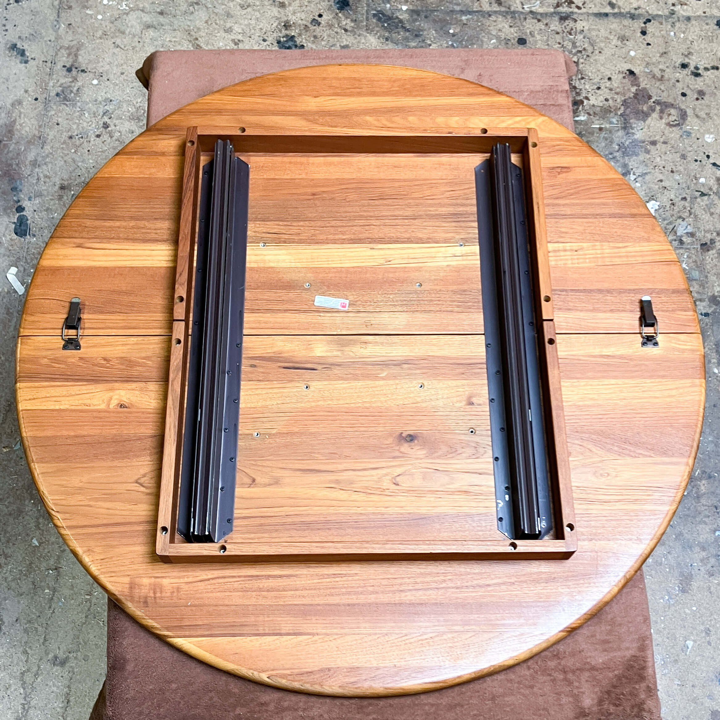 Extendable dining table by Mikael Laursen, solid teak, 1960s