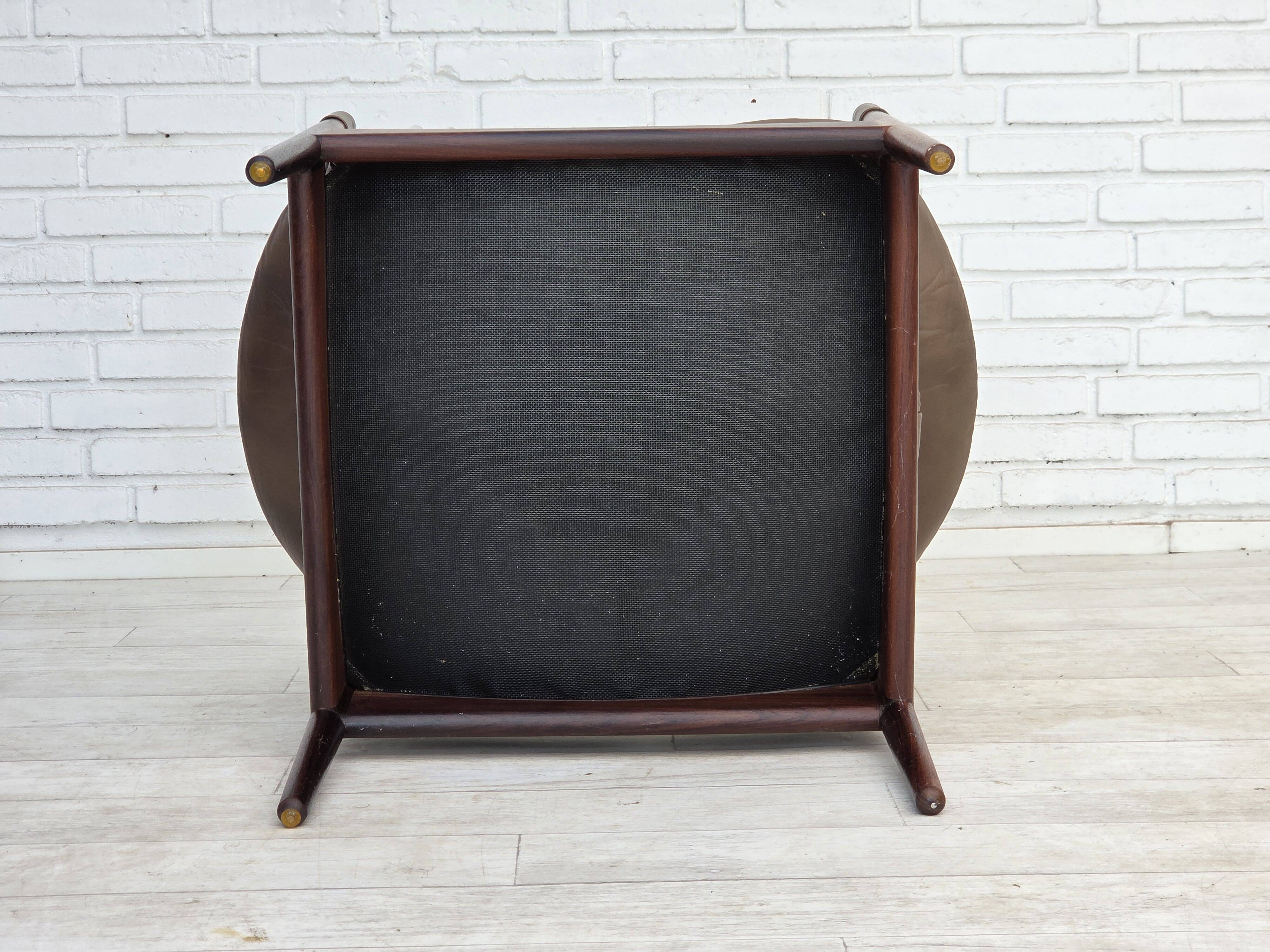 1970s, Danish design by Kristian Vedel, highback armchair model "Modus".