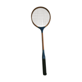 Vintage blue flash wood badminton racket