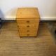Commode Charlotte Perriand "Les Arcs" en pin massif – 4 tiroirs – Années 19