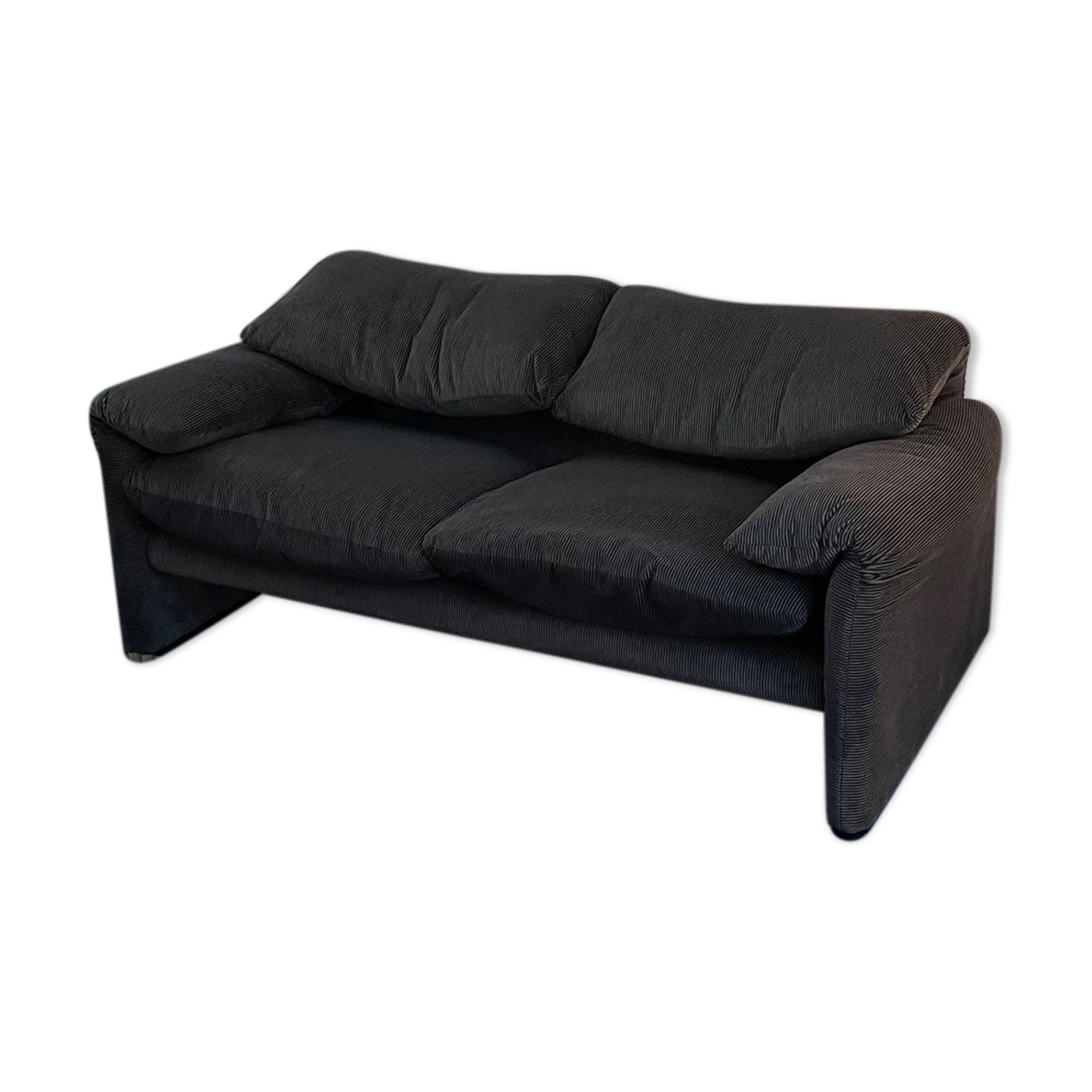 Maralunga sofa 2 seats Cassina edition 80s/90s
