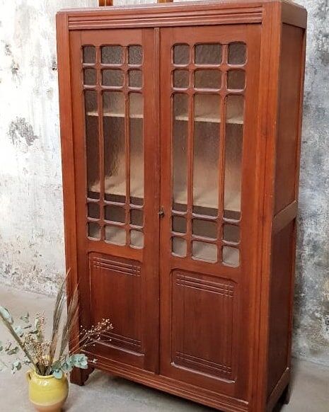 Glass-glazed Parisian wardrobe