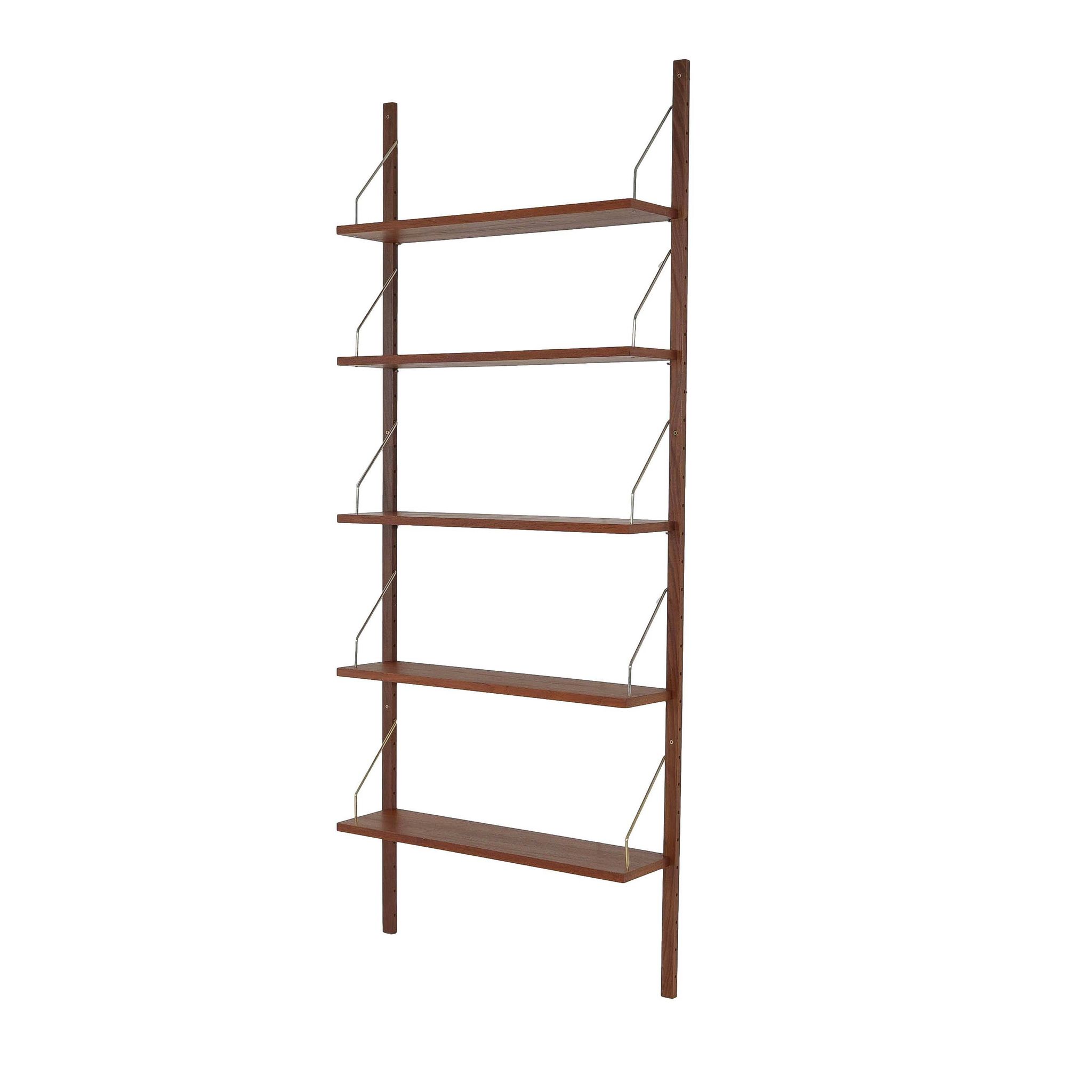 Modular shelving teak veneer, Denmark, 1970s