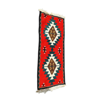 Ethnic wool carpet 105 x41 cm