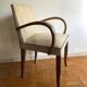 Pair of vintage bridge armchairs