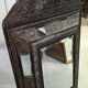 Antique mirror in repoussé and patinated copper from the Napoléon III era.