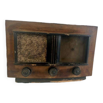 Radio vintage en bois : ne fonctionne pas