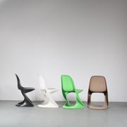 Black “Casalino” chair from the 2000s by Alexander Begge for Casala, Germany – Large Stock!