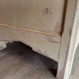 Parisian buffet with white beige patina