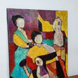 Oil on canvas signed Nicole Britscher-Breuer