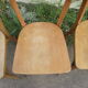 3 chaises de bistrot Bauman