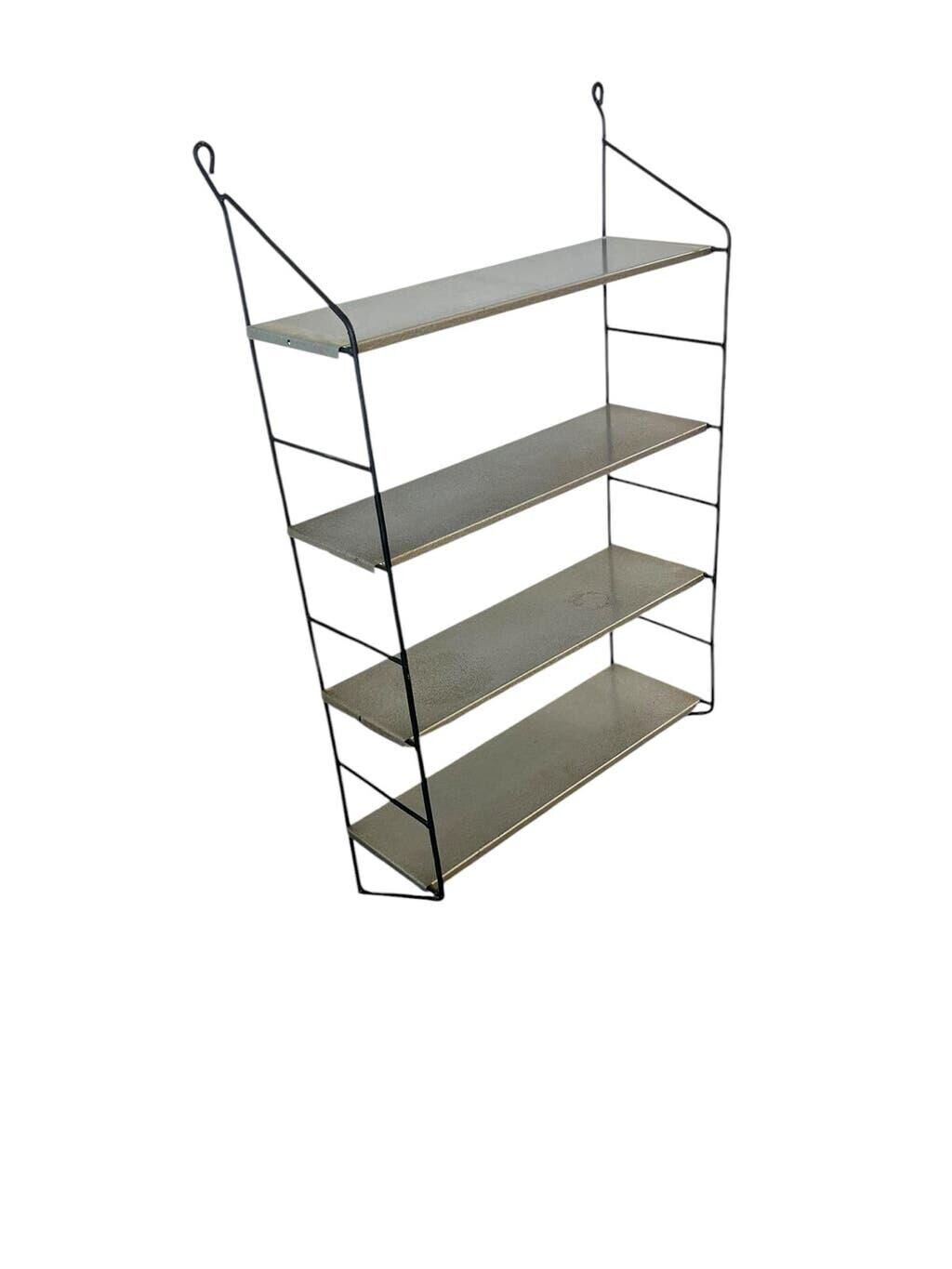 Vintage metal wall shelf/shelf/coatrack