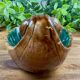 Decorative ceramic catchall in leaf shape – vintage