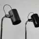 Pair of Black and Chrome “Orion” Floor Lamps by Per Sundstedt for Ateljé Lyktan, Sweden, 1960s